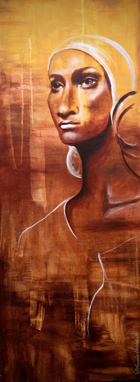 The Lady of Sudan by D. Lammie-Hanson | Acrylic on Canvas The Lady of Sudan